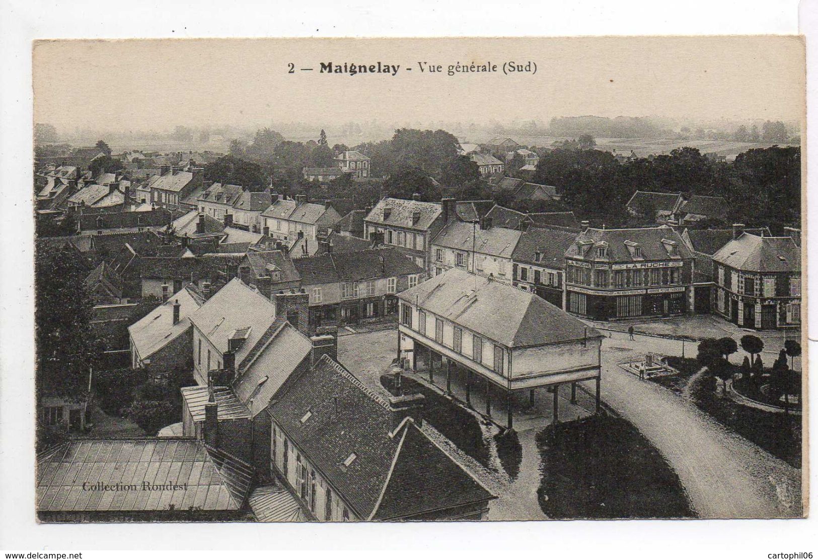 - CPA MAIGNELAY (60) - Vue Générale (Sud) - Collection Rondest N° 2 - - Maignelay Montigny