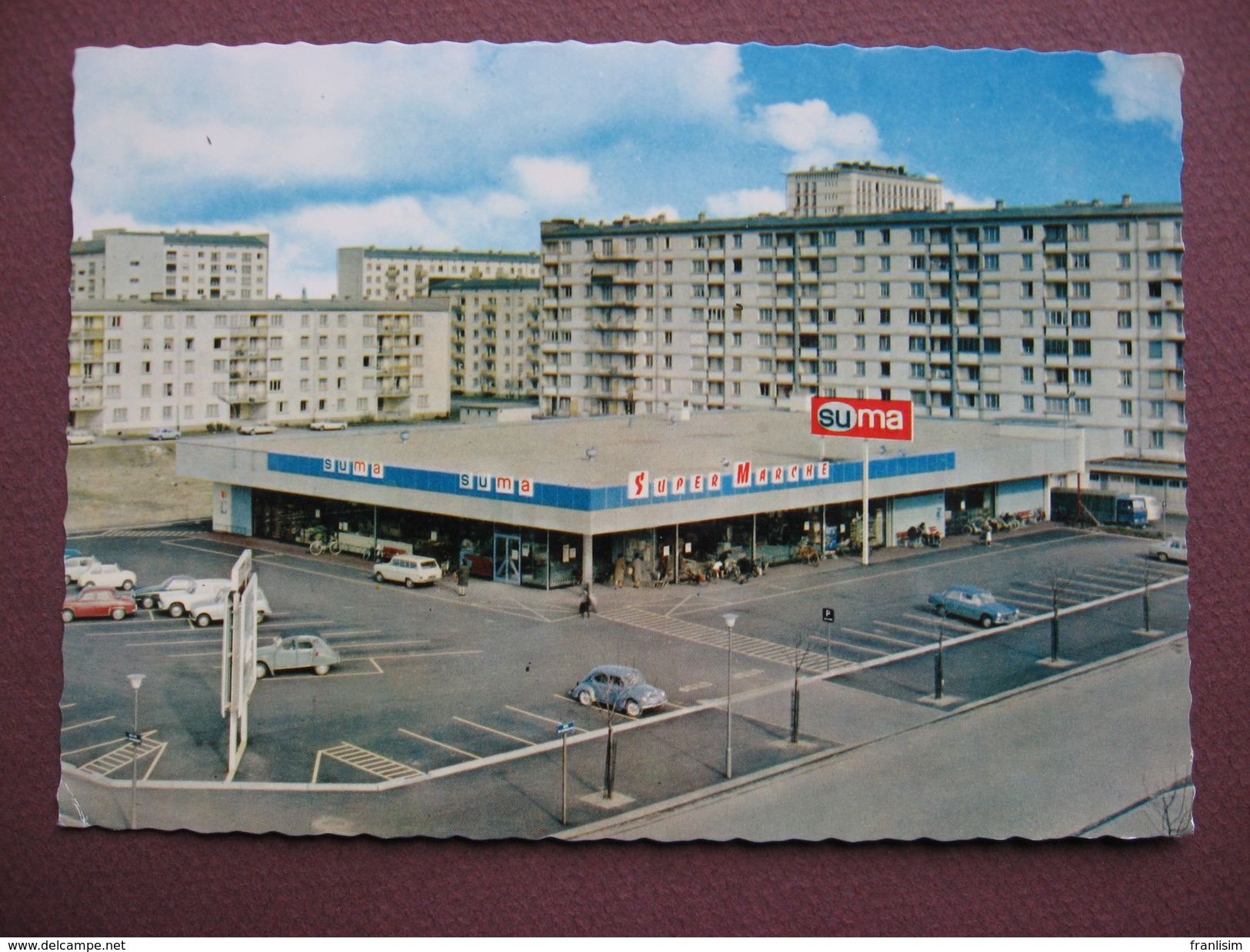 CPA CPSM PHOTO 67 STRASBOURG Supermarché SUMA Rues De Bourgogne Et La Canardière Cité La Canardière 1960 1970 Plan Audos - Strasbourg