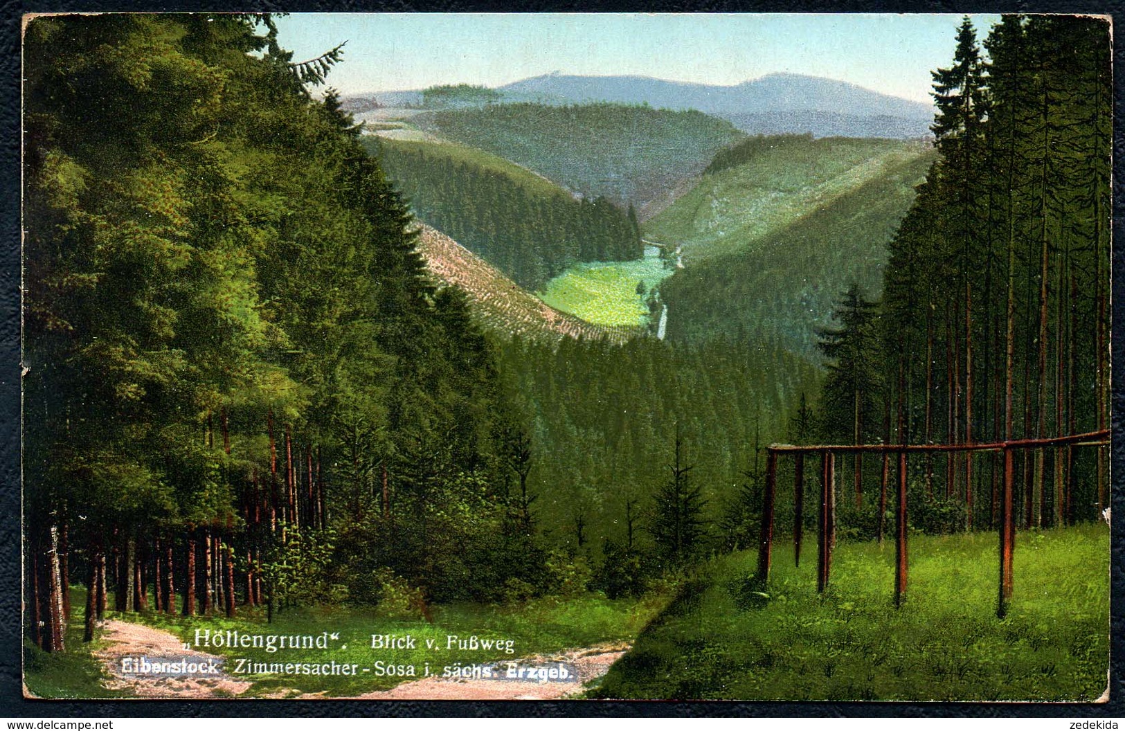 A9620 - Eibenstock - Höllengrund - Blick Vom Fußweg - W. Vogel - Eibenstock