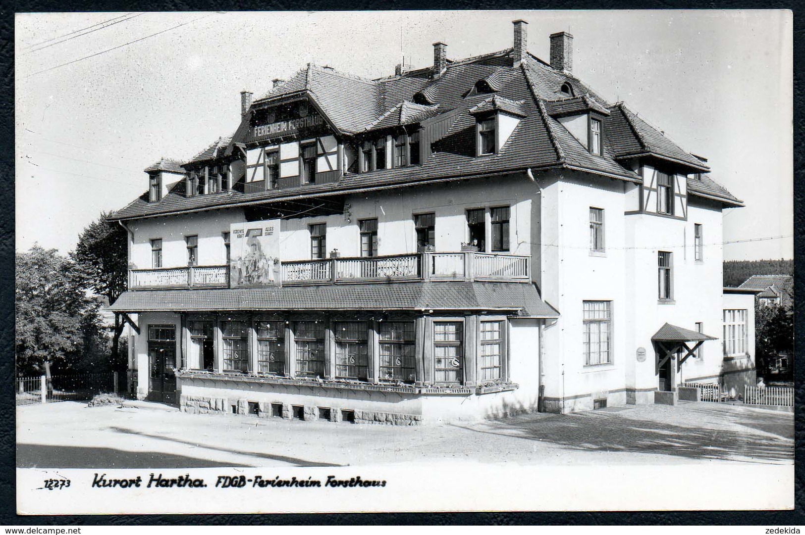 A9631 - Hartha - FDGB Ferienheim Forsthaus - A.&R. Adam - Hartha