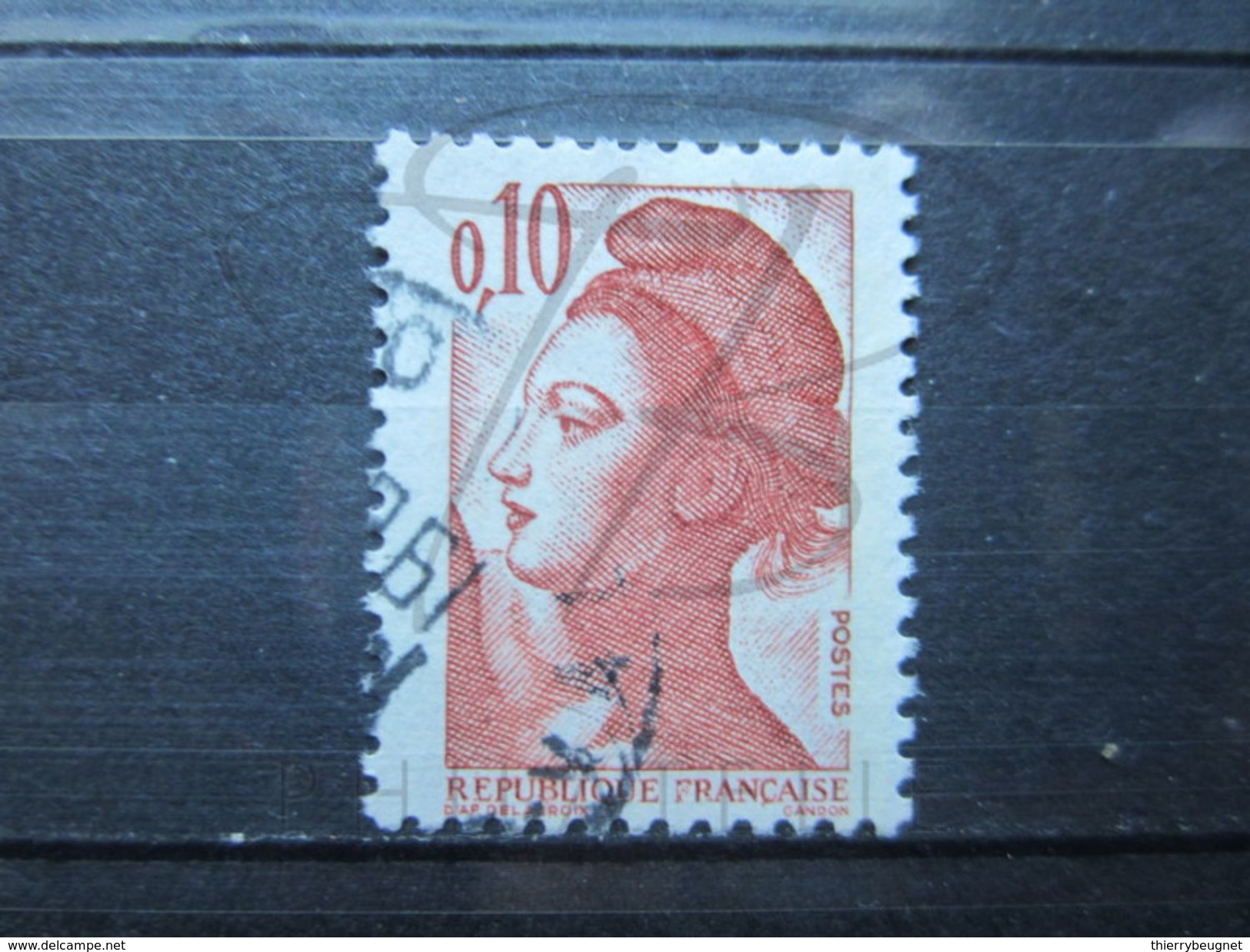 VEND BEAU TIMBRE DE FRANCE N° 2179 , BANDE PHOSPHORE A CHEVAL VERTICALEMENT !!! - Gebraucht