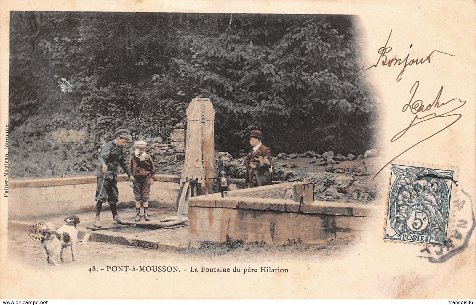(54) Pont à Mousson - La Fontaine Du Père Hilarion - Pont A Mousson