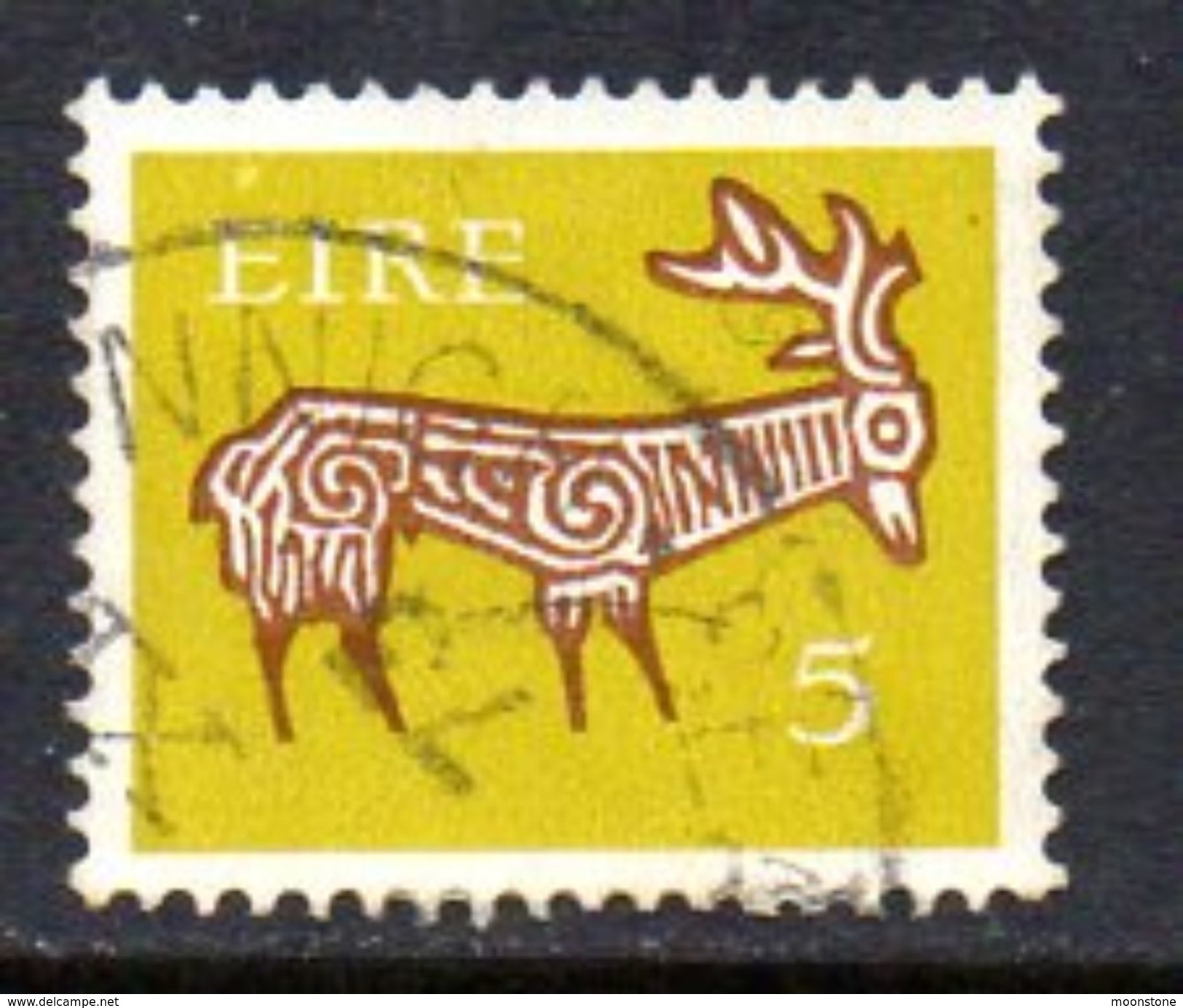 Ireland 1971-5 Gerl Decimal Definitives 5p Stag Value, Used, SG 295 - Oblitérés