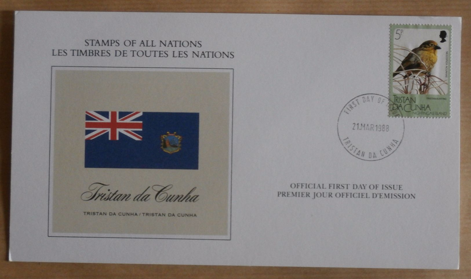 FDC STAMPS OF ALL NATIONS  TRISTAN DA CUNHA - Tristan Da Cunha