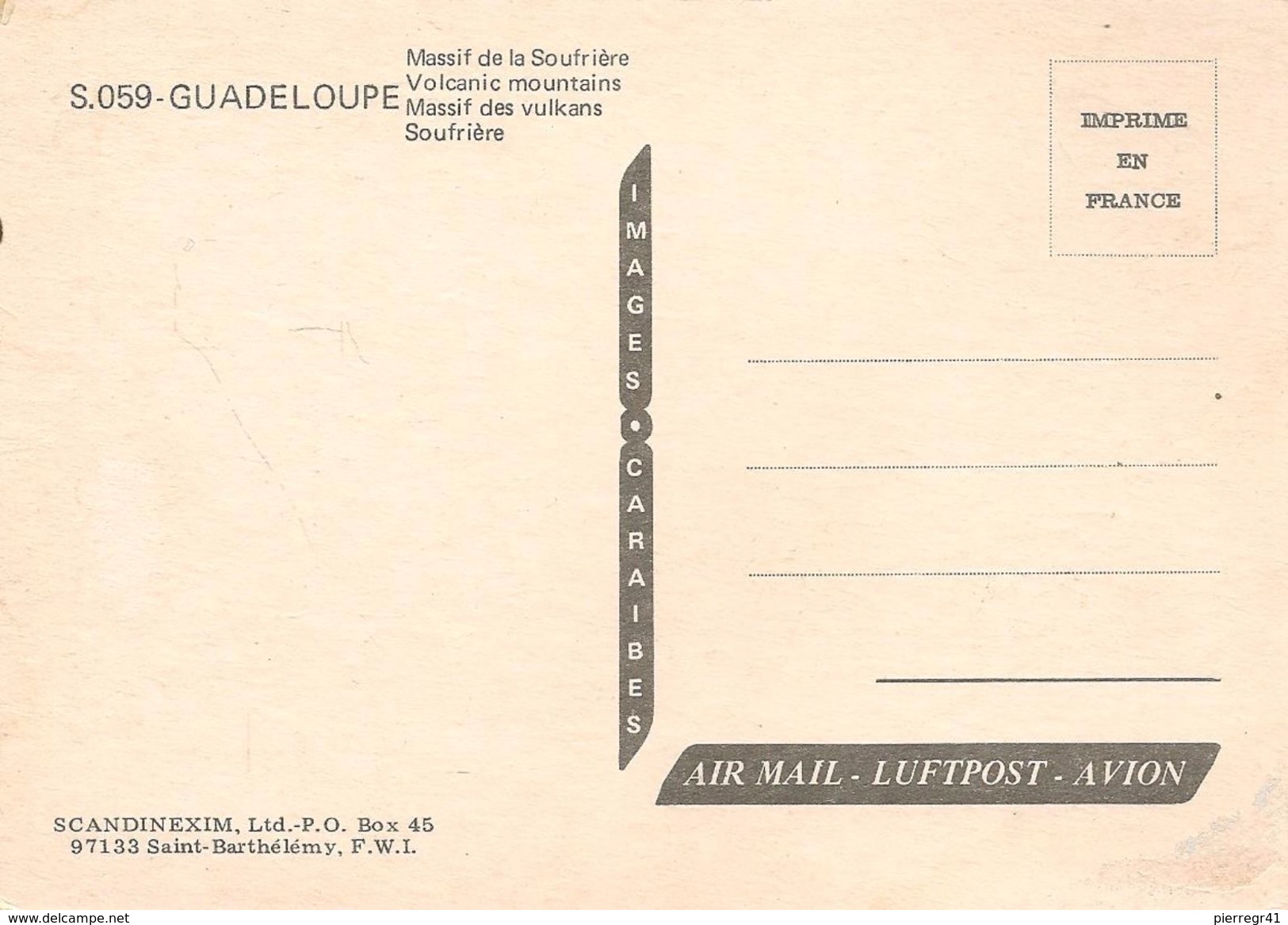 CPA-1970-ILE DE GUADELOUPE-MASSIF Des VOLCANS  De La SOUFRIERE -TBE - Basse Terre