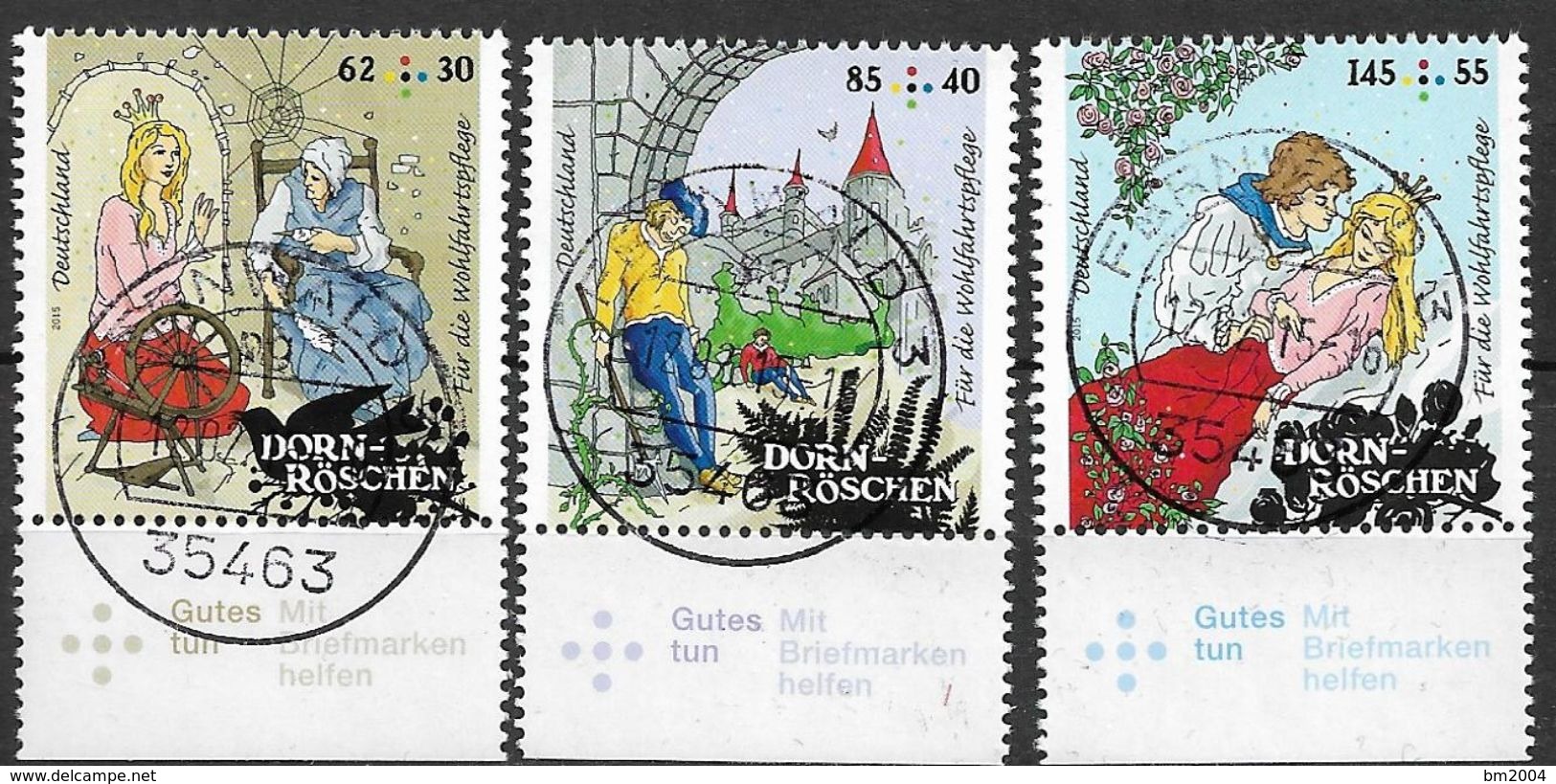 2015 Germany Allem.Fed. Mi. 3132-34 Used     Dornröschen. - Gebraucht