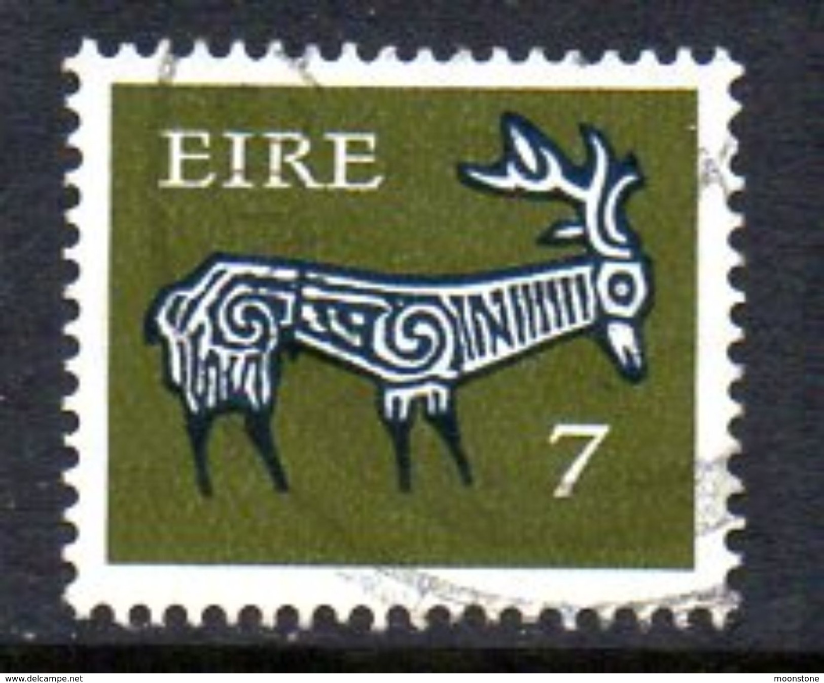 Ireland 1971-5 Gerl Decimal Definitives 7p Value, Used, SG 296a - Usati