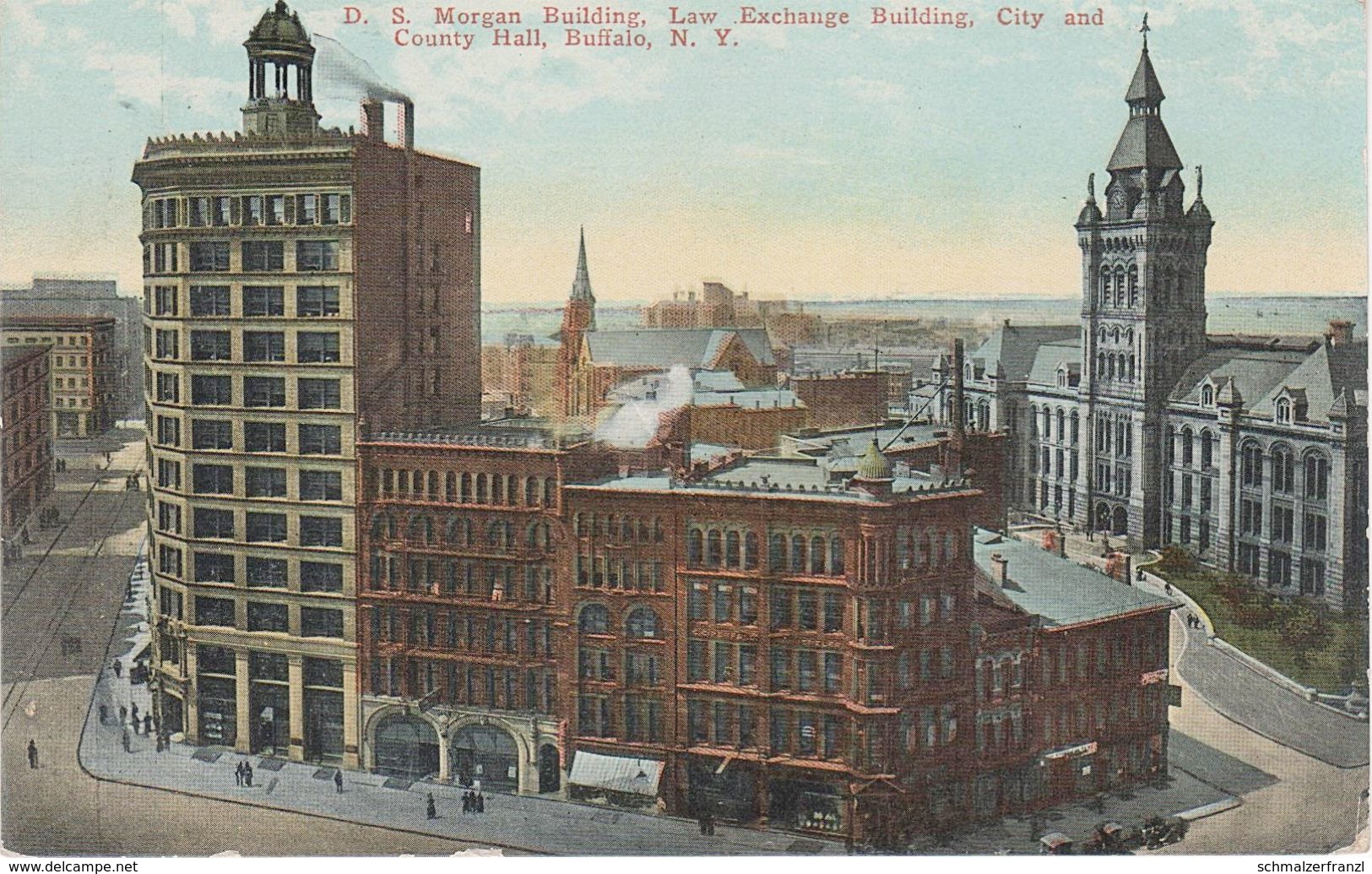 AK Buffalo D. S. Morgan Building Law Exchange City County Hall New York NY Bei Cheektowaga Tonawanda United States USA - Buffalo