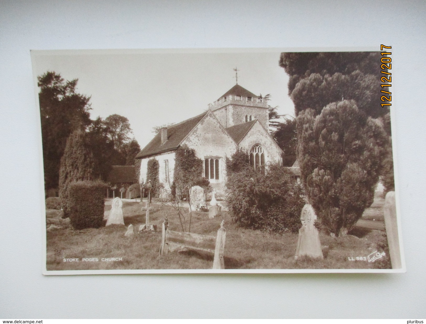 STOKE POGES CHURCH   , OLD POSTCARD , 0 - Stoke-on-Trent