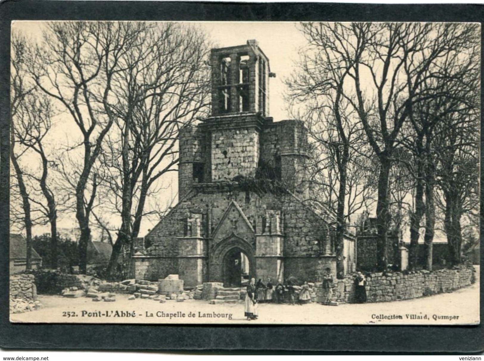 CPA - PONT L'ABBE - La Chapelle De Lambourg, Animé - Pont L'Abbe