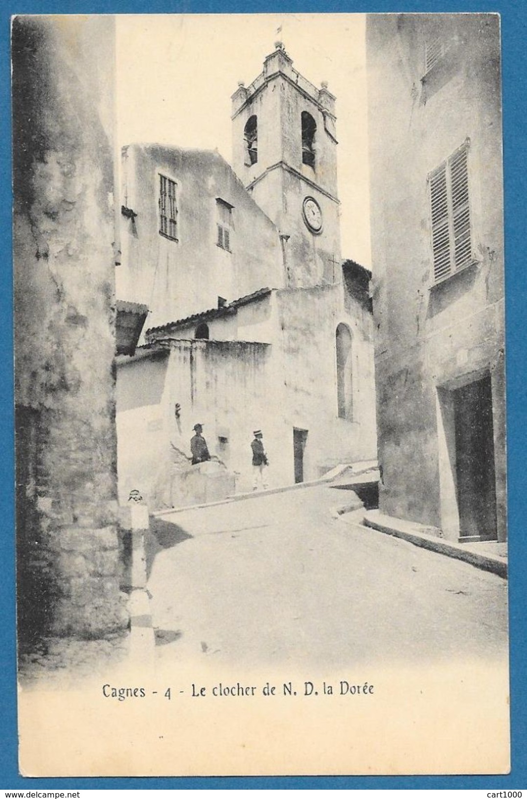 CAGNES LE CLOCHER DE N.D. LA DOREE 1905 - Cagnes-sur-Mer