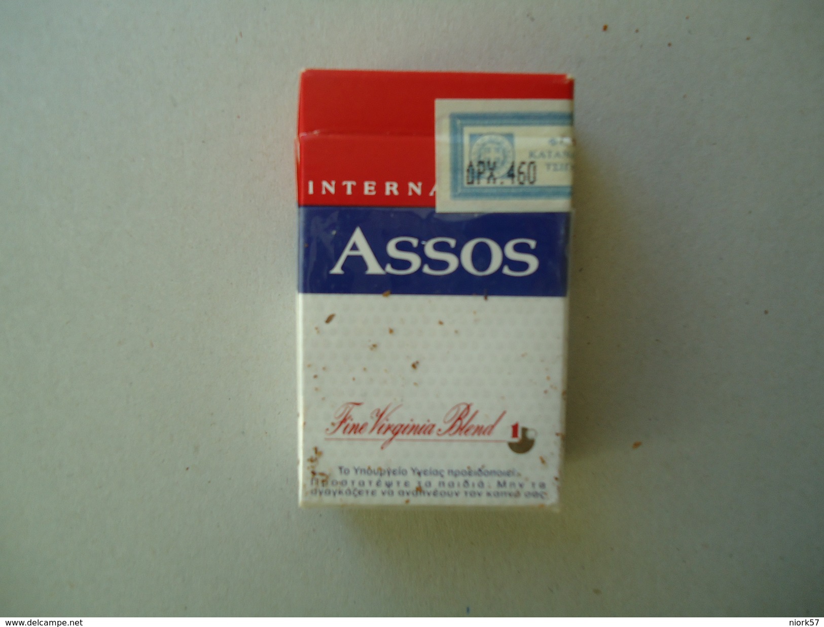 GREECE EMPTY TOBACCO BOXES IN DRACHMAS  ASSOS - Contenitori Di Tabacco (vuoti)