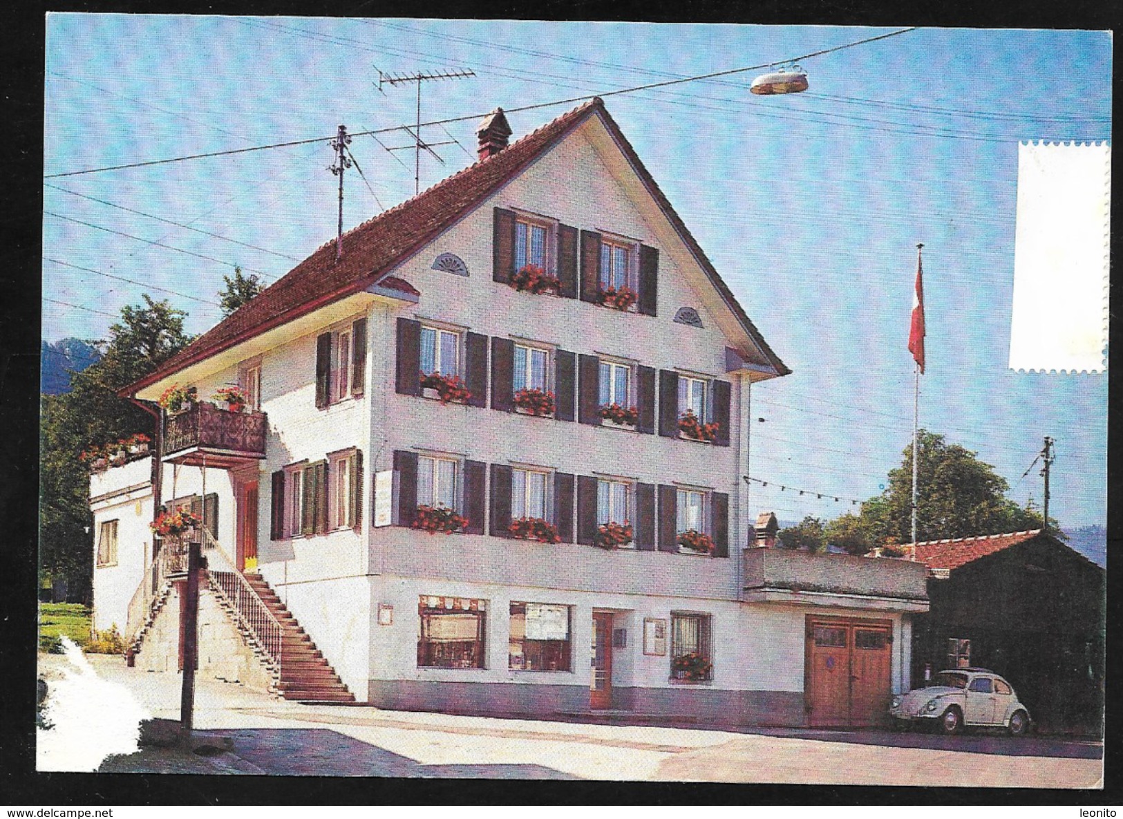 FEUSISBERG SZ Speiserestaurant FELDEGG Restaurant Werbekarte - Feusisberg