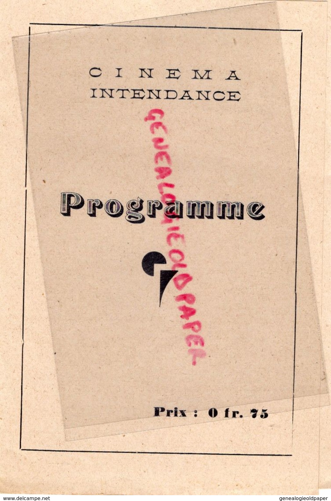 33- BORDEAUX- RARE PROGRAMME CINEMA INTENDANCE-SURPRISES DU DIVORCE-6 AVRIL 1933-LEON BELIERES-BISSON MARS-BOUQUET - Programmi