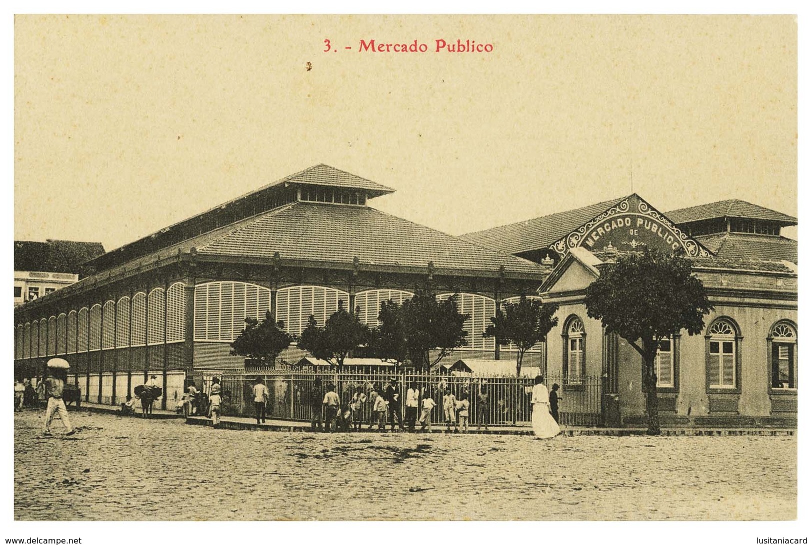 RECIFE - FEIRAS E MERCADOS - Mercado Publico ( Ed. M. Nogueira Nº 3)  Carte Postale - Recife