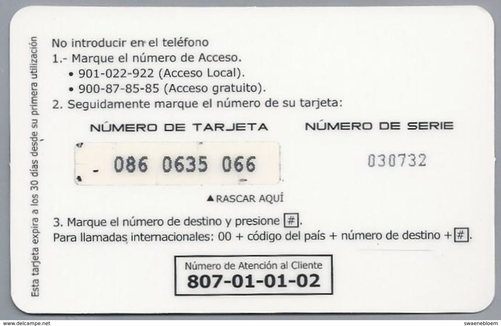 ES.- Spanje. NonStop. Non Stop. Numero De Serie 030732. 5 €. - Andere & Zonder Classificatie