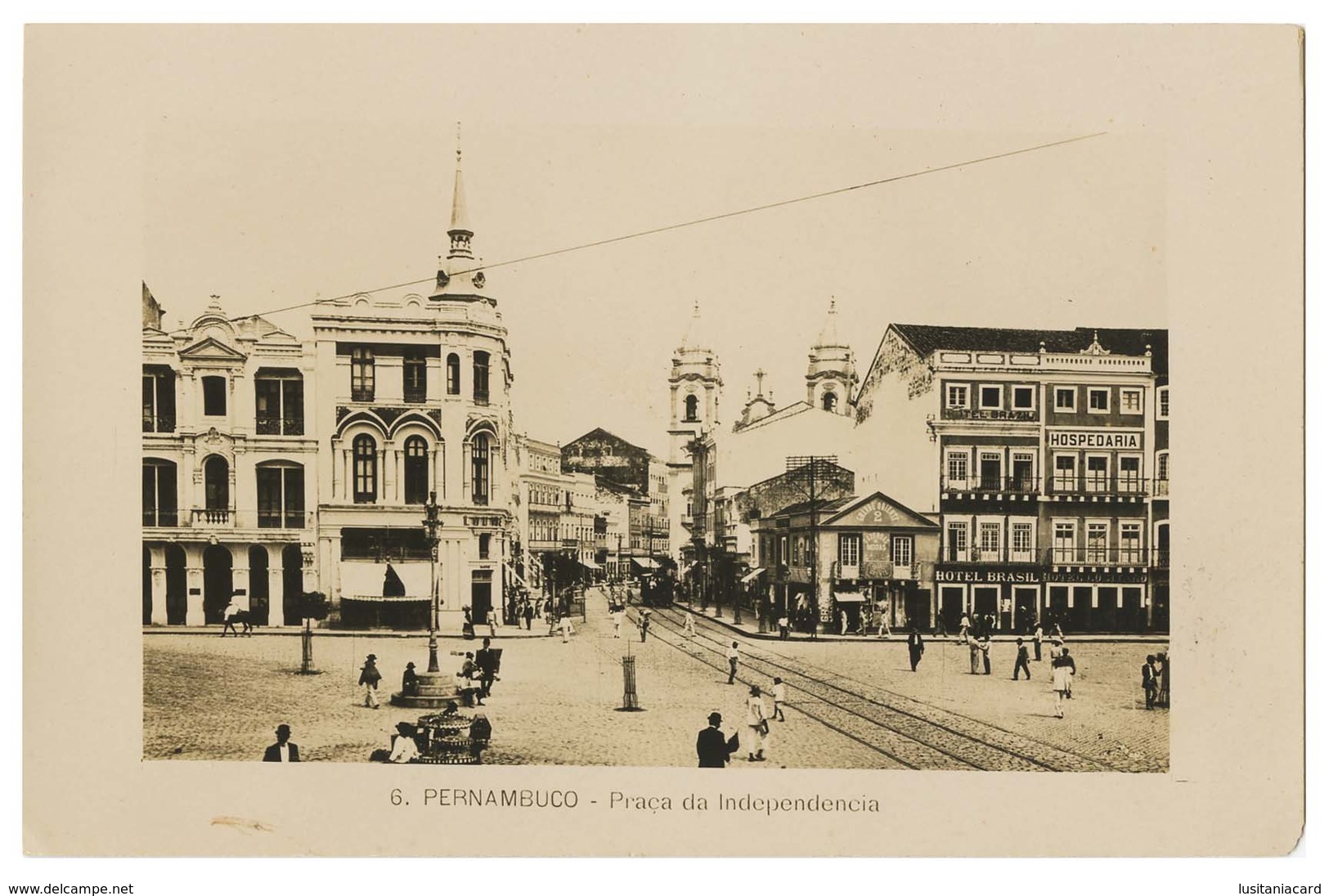 PERNAMBUCO -Praça Da Independencia. ( Nº 6) Carte Postale - Recife