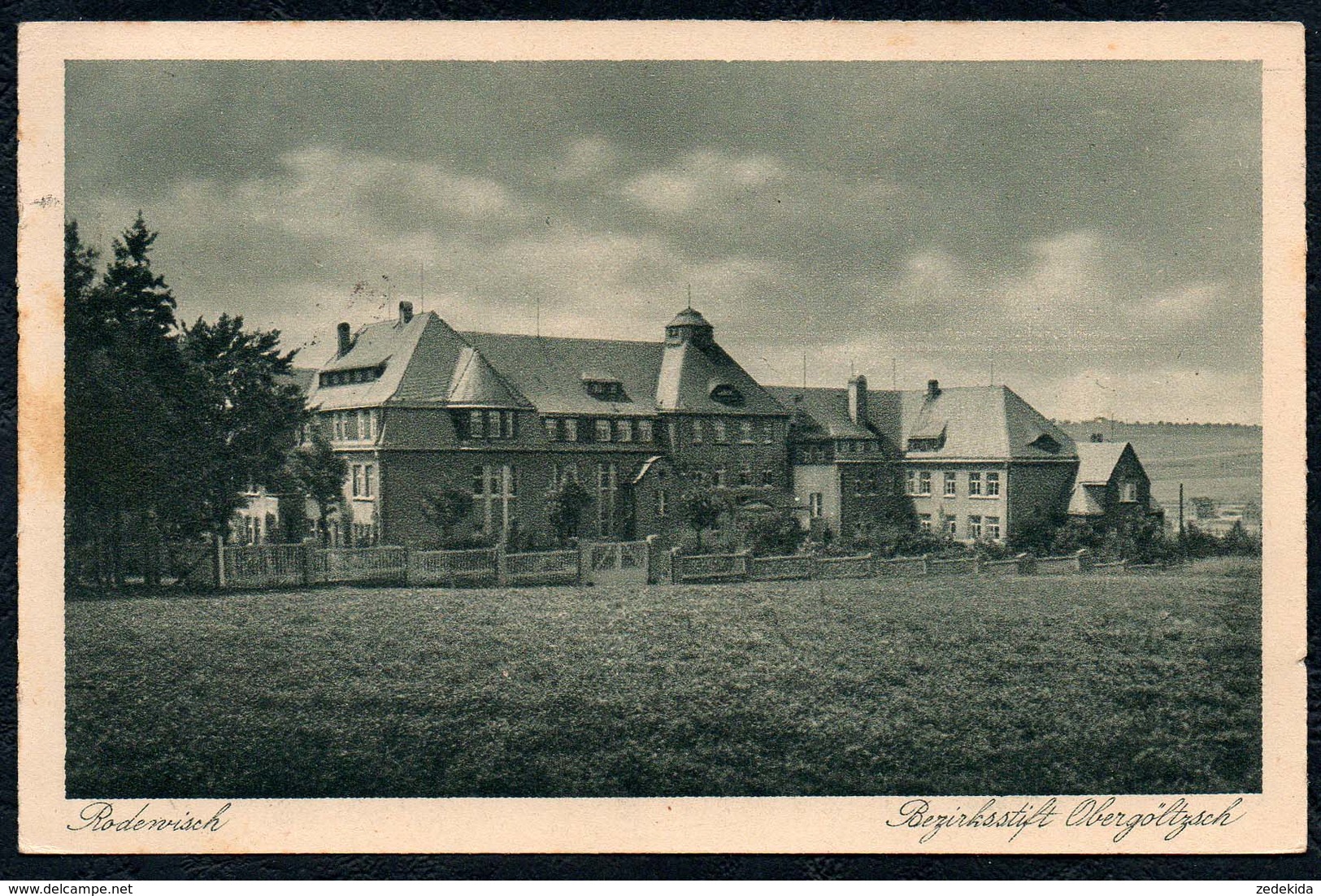 A9669 - Rodewisch - Bezirksstift Obergöltzsch - Gel 1927 - Landgraf - Auerbach (Vogtland)