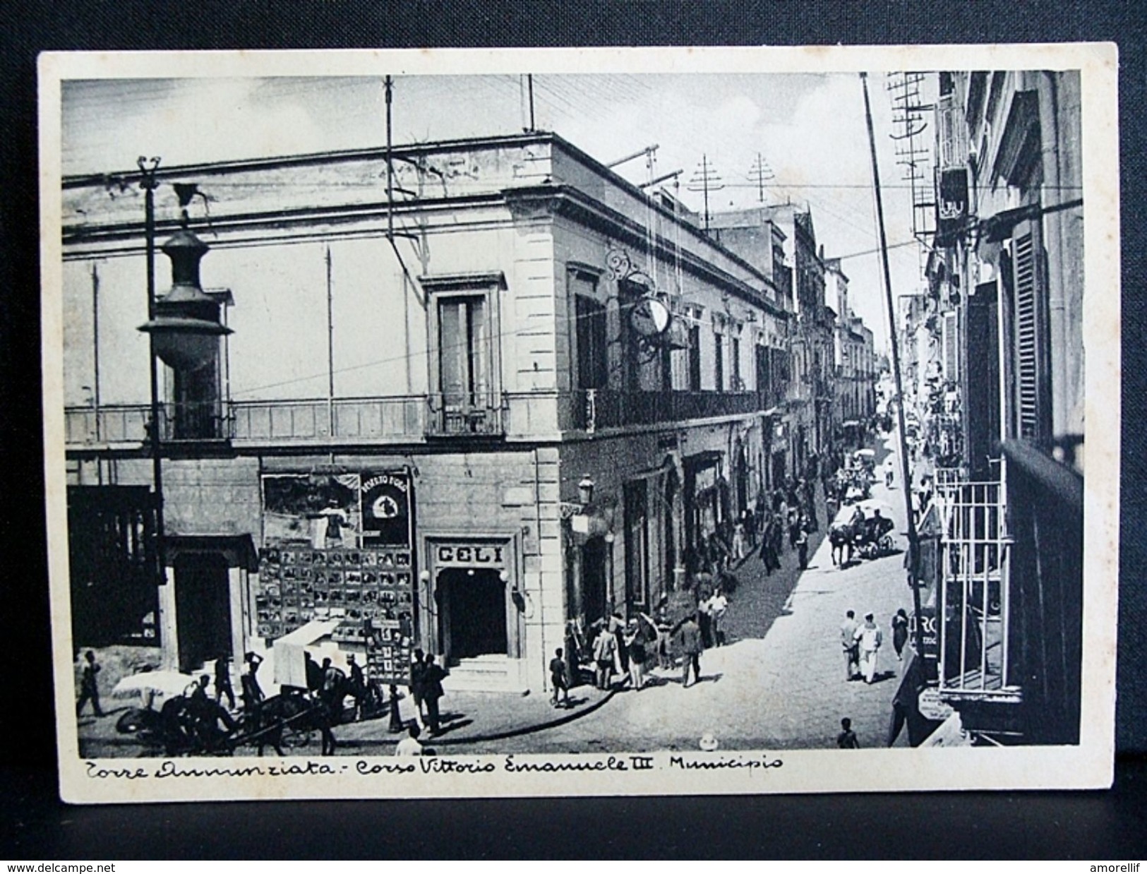 (FG.AC) TORRE ANNUNZIATA - CORSO VITTORIO EMANUELE III E MUNICIPIO Animata (NAPOLI) - Torre Annunziata