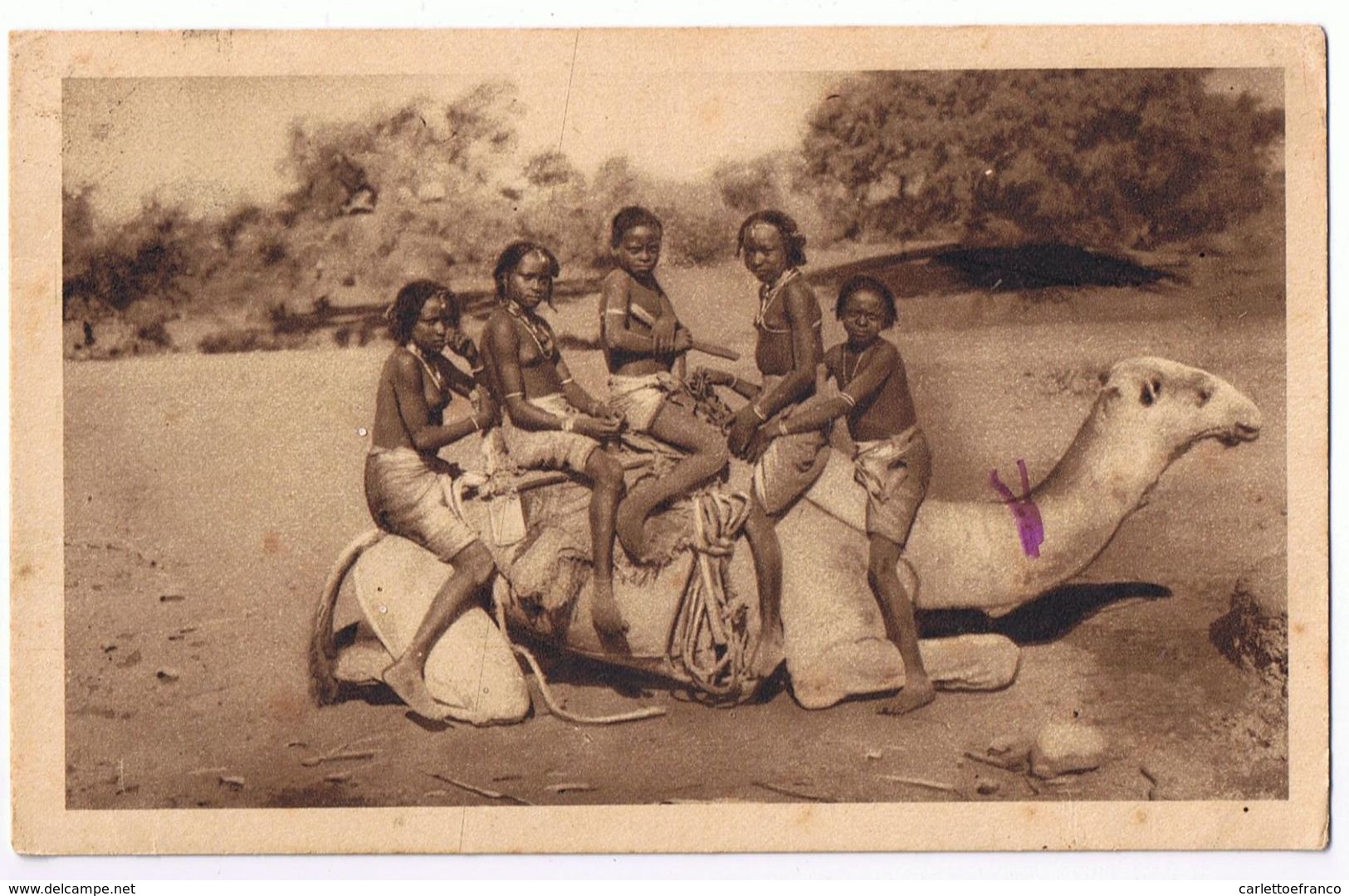 Eritrea- Barentù - Ragazze Cuname - Viaggiata 1936 - Eritrea