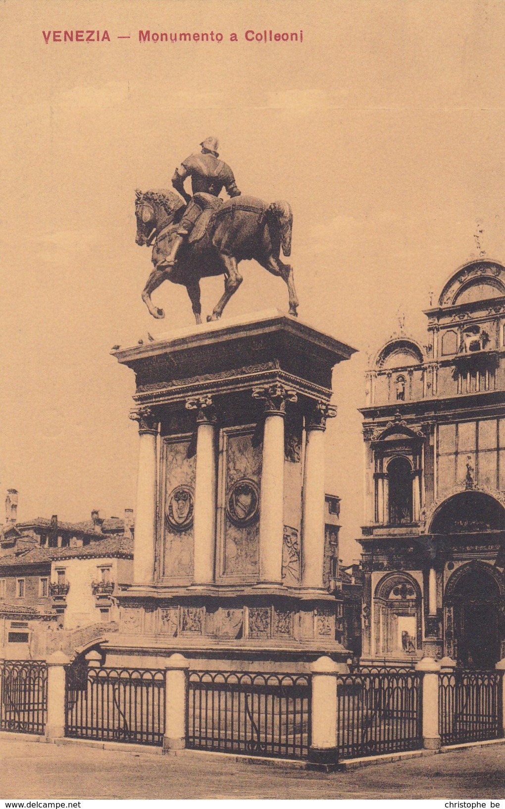 CPA Venezia, Monumento A Colleoni  (pk40797) - Venezia (Venice)