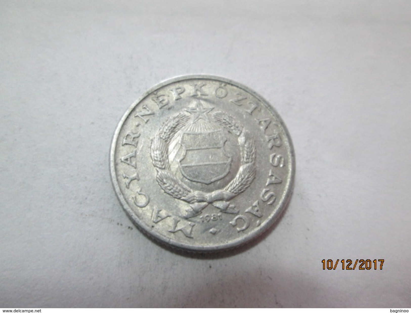 HUNGARY 1 Forint 1981 # 6 - Hongarije