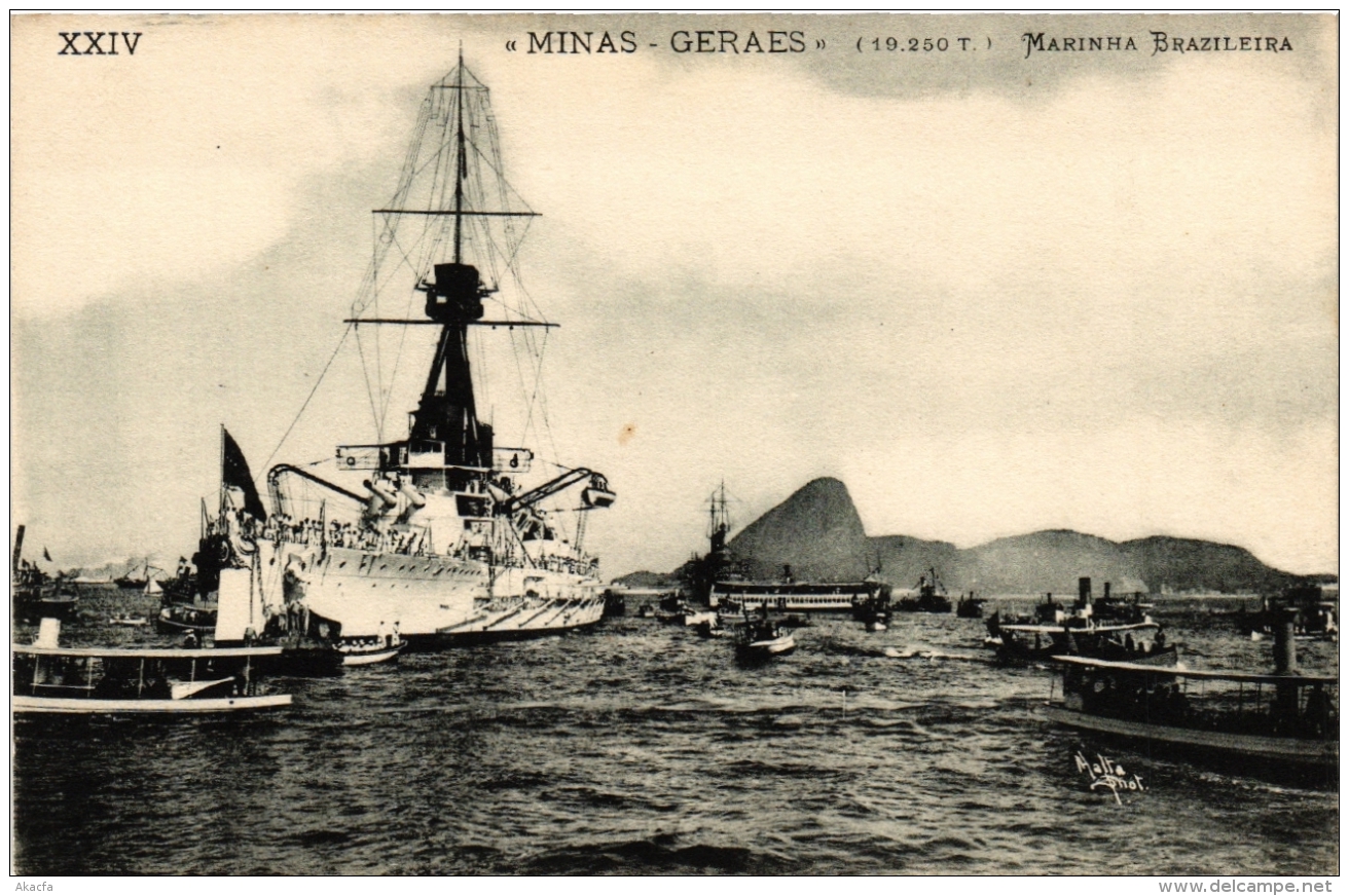 CPA MINAS GERAES. 19.250 T. Marinha Brazileira BRAZIL (a4702) - Otros & Sin Clasificación