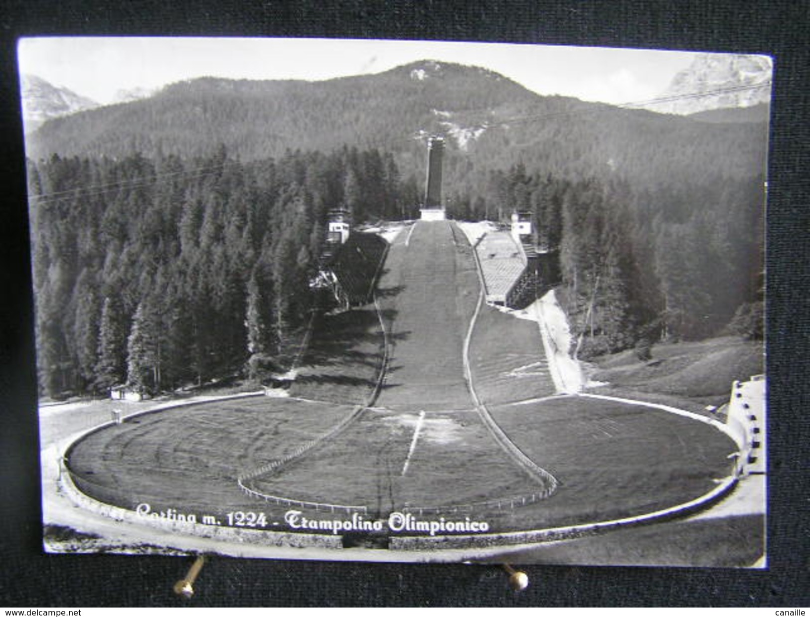 A-135 / Italie - Veneto - Belluno, Cortine - Trampolino Olimpionico  /  Circulé 1959 - Belluno