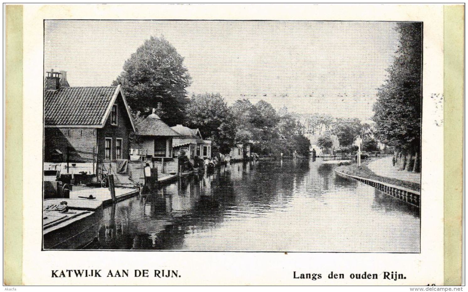 KATWIJK AAN DE RIJN Langs Den Ouden Rijn Calendar Card NETHERLANDS (603455) - Katwijk (aan Zee)