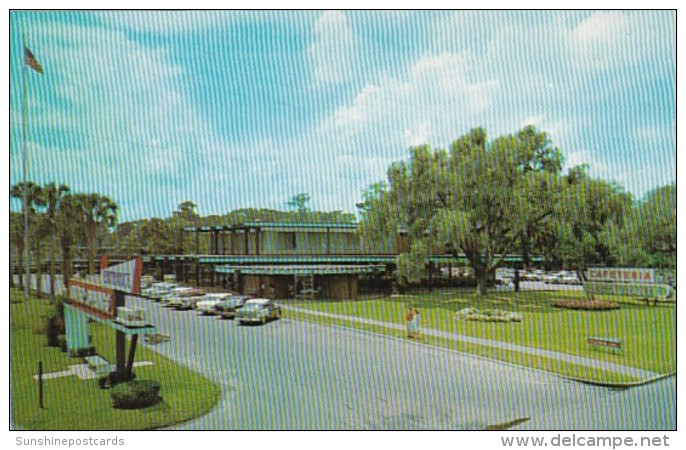 Florida Silver Springs Entrance Showing Cafeteria And Restaurant - Silver Springs