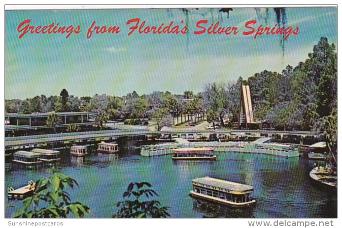 Florida Silver Springs Administration Building And Boat Docks - Silver Springs