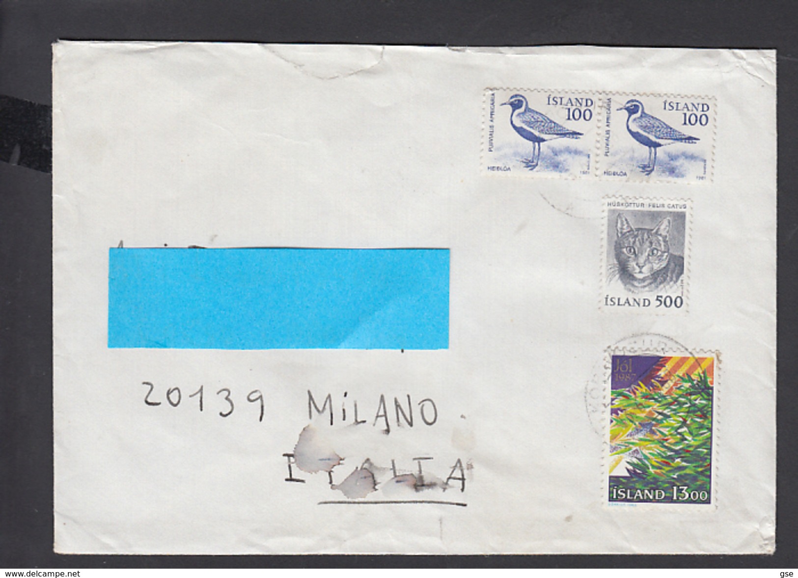 ISLANDA  1985 - Unificato  521-535-631 - Lettera Per  Italia - Storia Postale