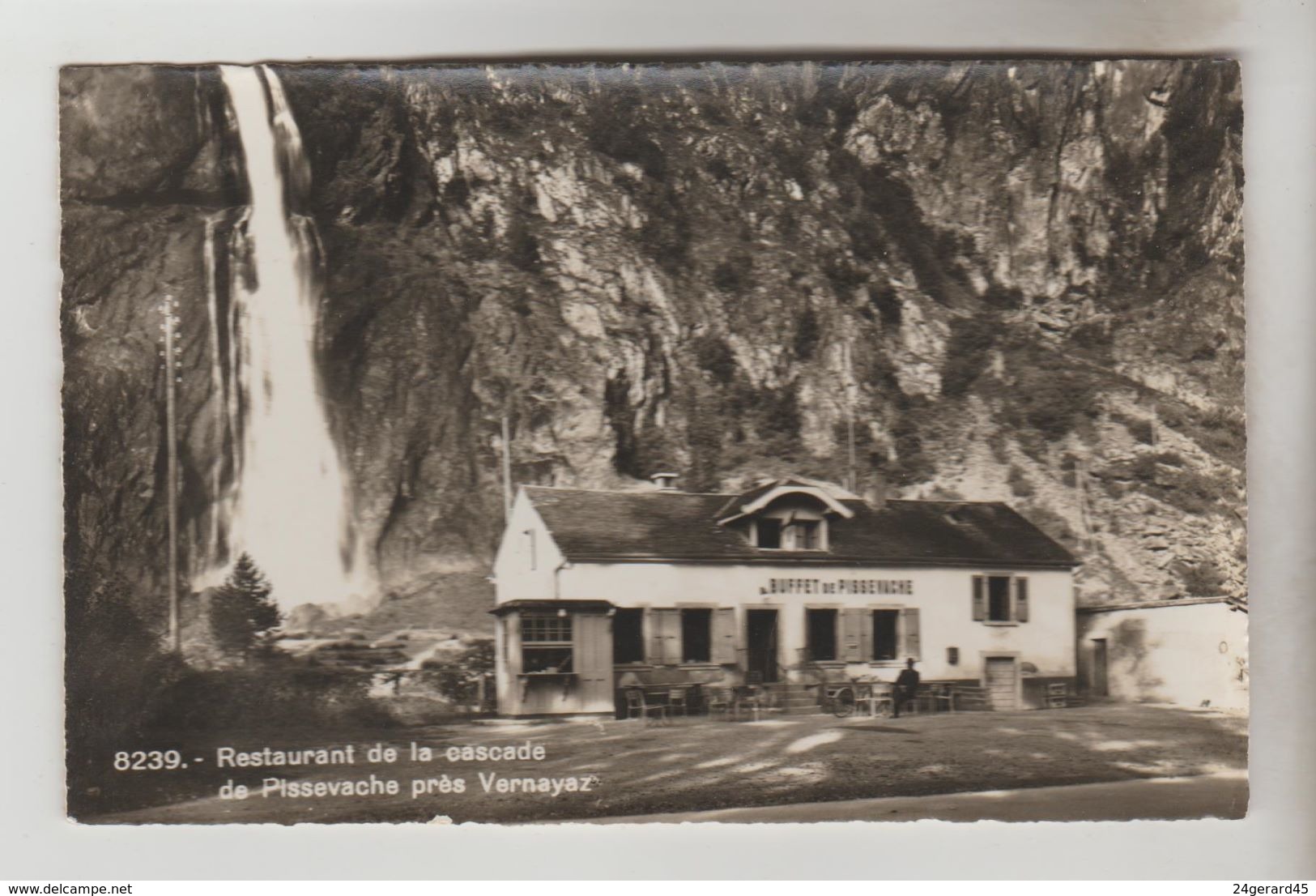 CPSM VERNAYAZ (Suisse-Valais) - Restaurant De La Cascade De PISSEVACHE - Vernayaz