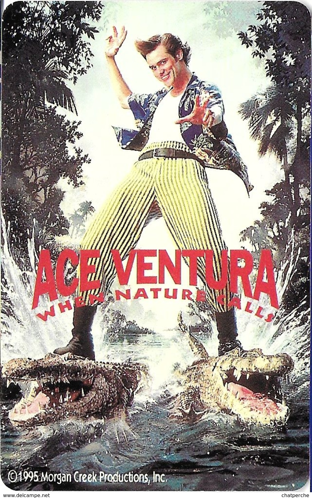 CINECARTE A PUCE THAILANDE  ACE VENTURA  CROCODILE - Film