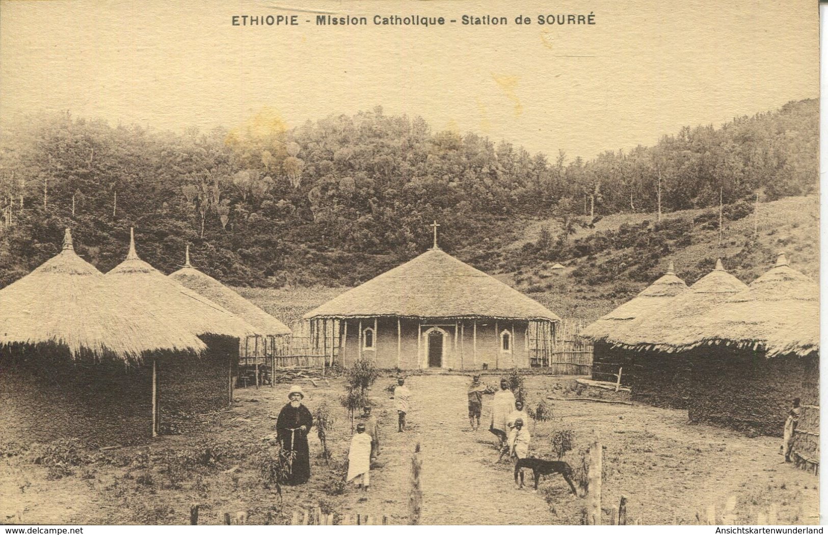 Mission Catholique - Station De Sourré (002343) - Äthiopien