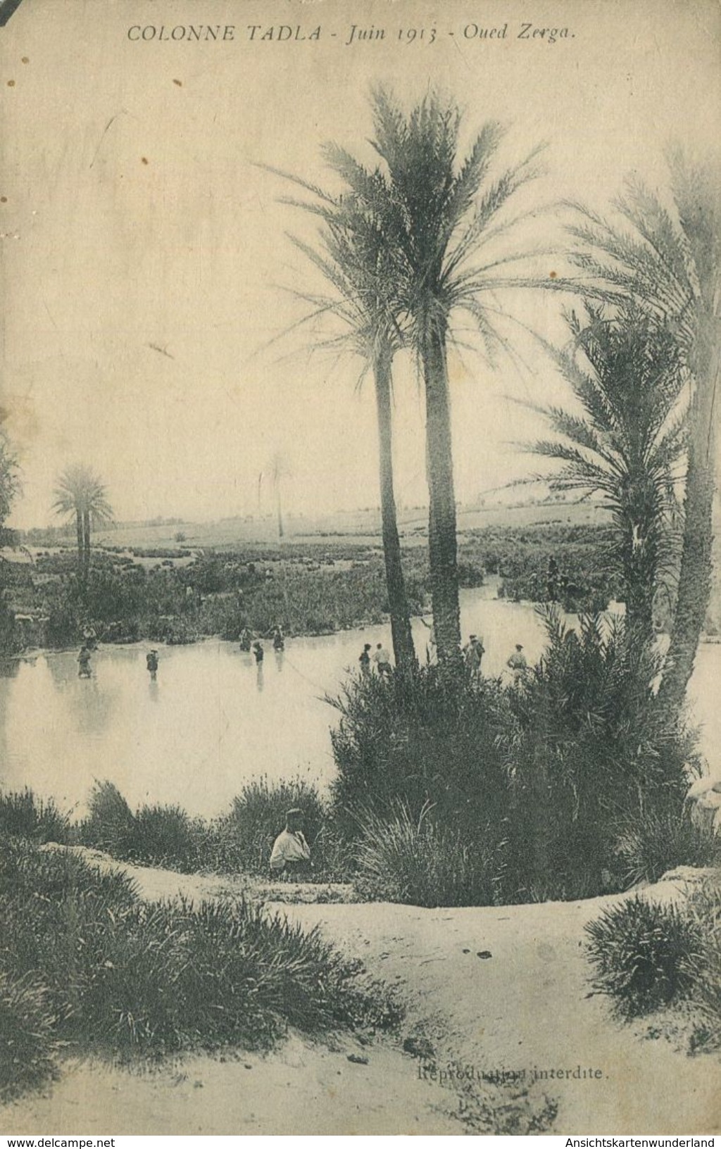 Colonne Tadla - Juin 1913. Oued Zerga (002345) - Sonstige & Ohne Zuordnung