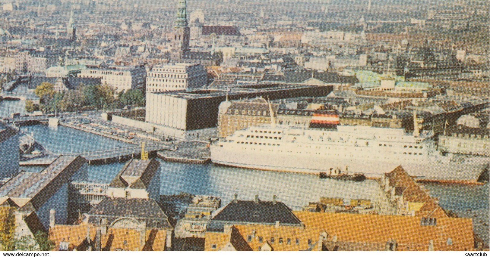 Aussicht über Kopenhagen  - View Over Copenhagen  - OCEANSTEAMER - 'FLY SAS' - (DK) - Denemarken