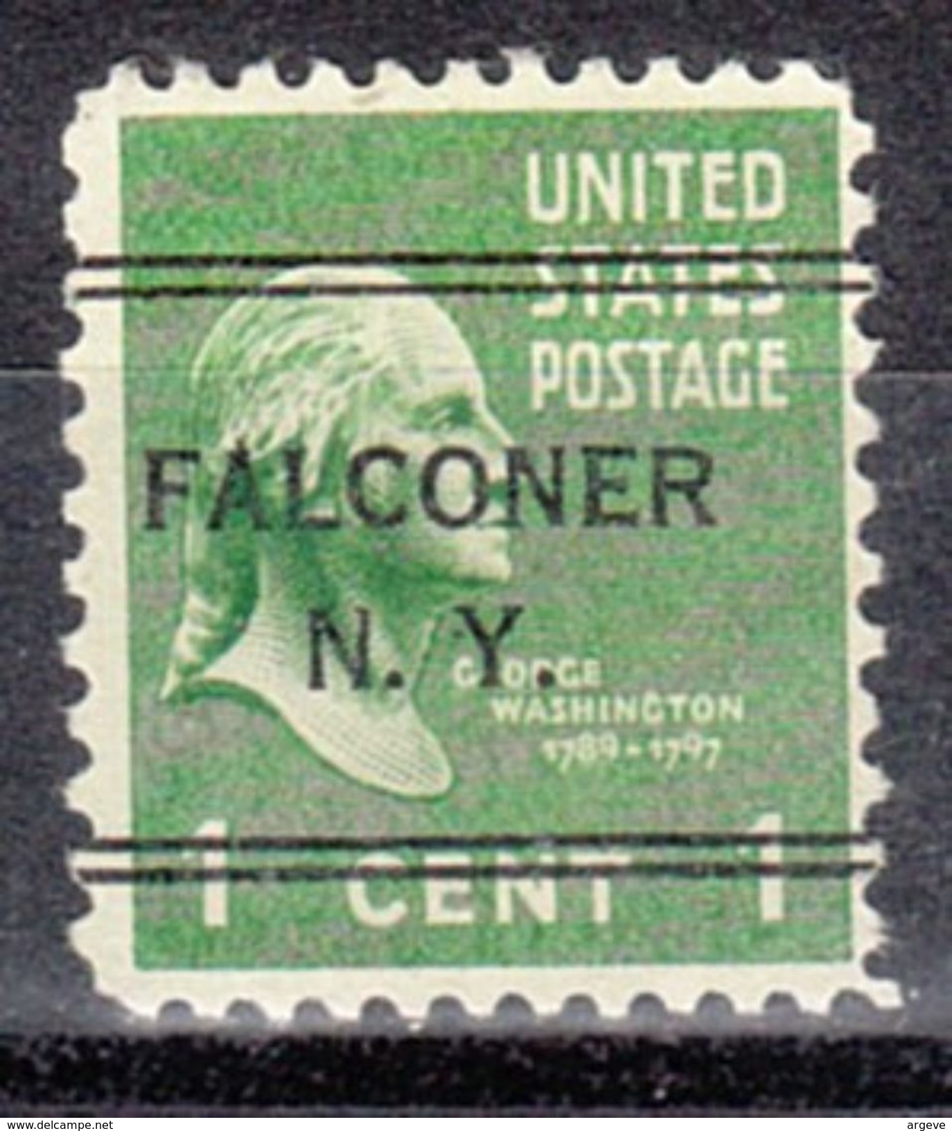 USA Precancel Vorausentwertungen Preo, Locals New York, Falconer 243 - Vorausentwertungen