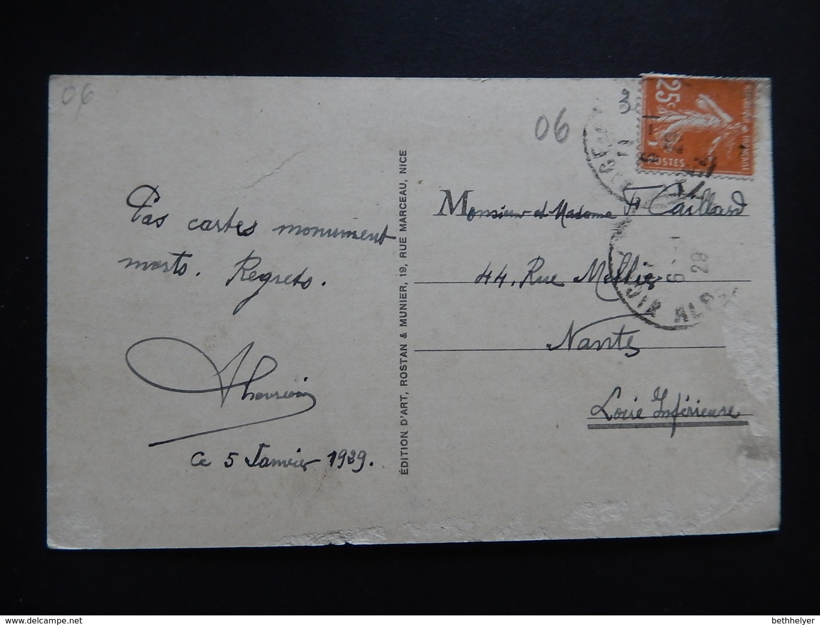 CPA (06) - RARE - 1929 - NICE - PROMENADE DES ANGLAIS  RM -  BELLE ANIMEE - COLOREE - R9696 - Other & Unclassified