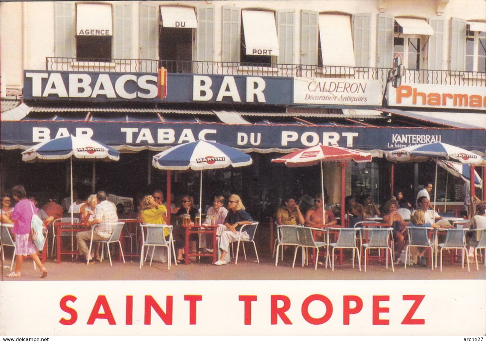 CPSM - 83 - SAINT TROPEZ - Le Tabac Du Port - 990 - Saint-Tropez