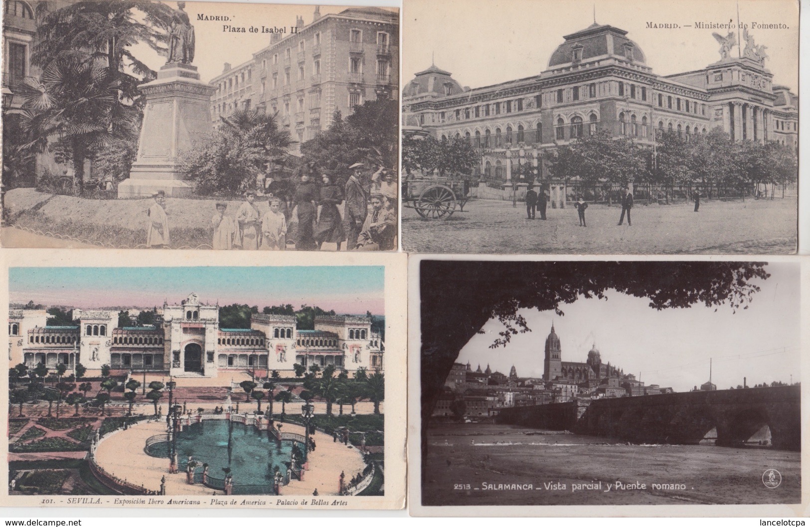 PETIT LOT DE 145 CARTES POSTALES ANCIENNES De L'ESPAGNE - Autres & Non Classés