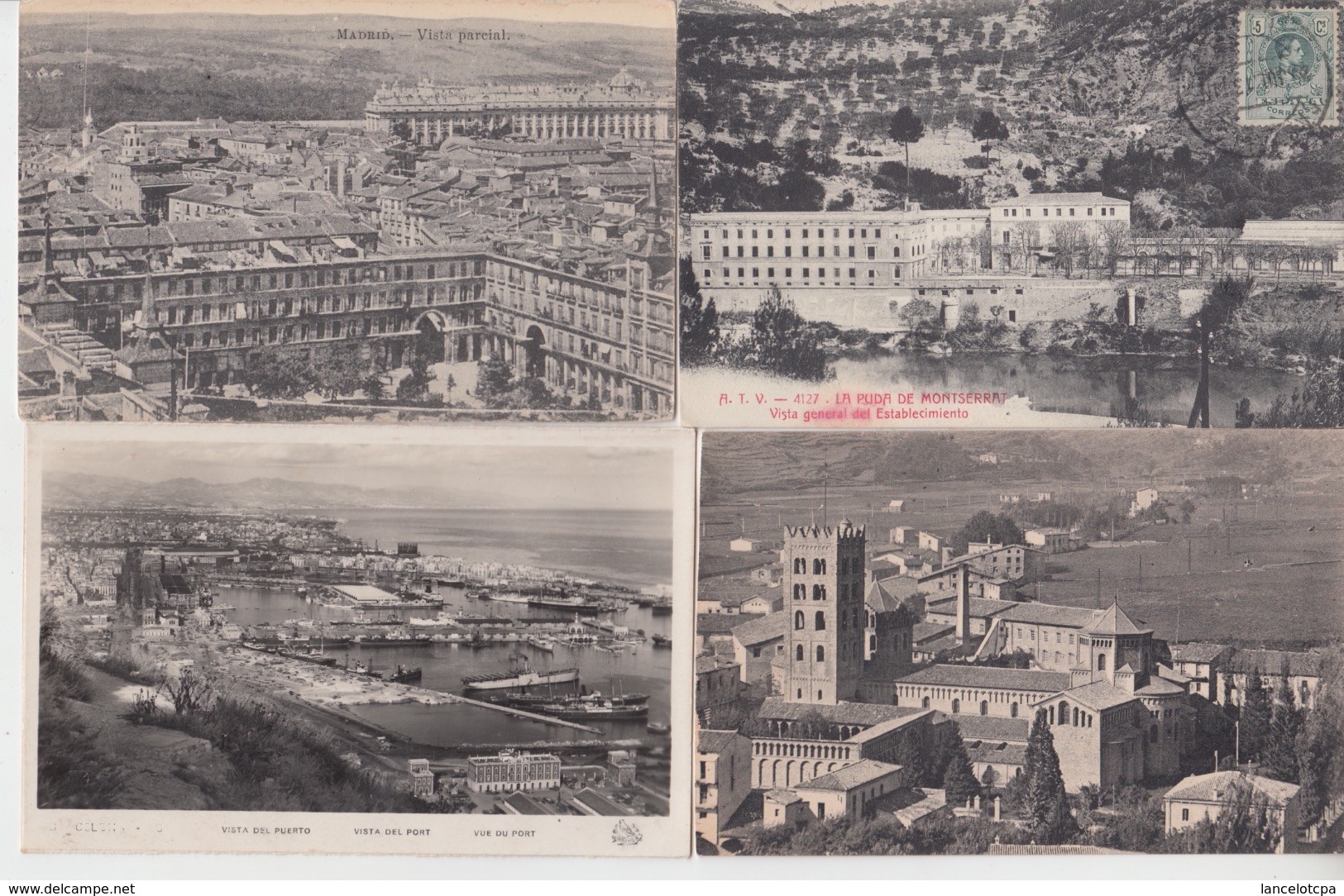 PETIT LOT DE 145 CARTES POSTALES ANCIENNES De L'ESPAGNE - Autres & Non Classés