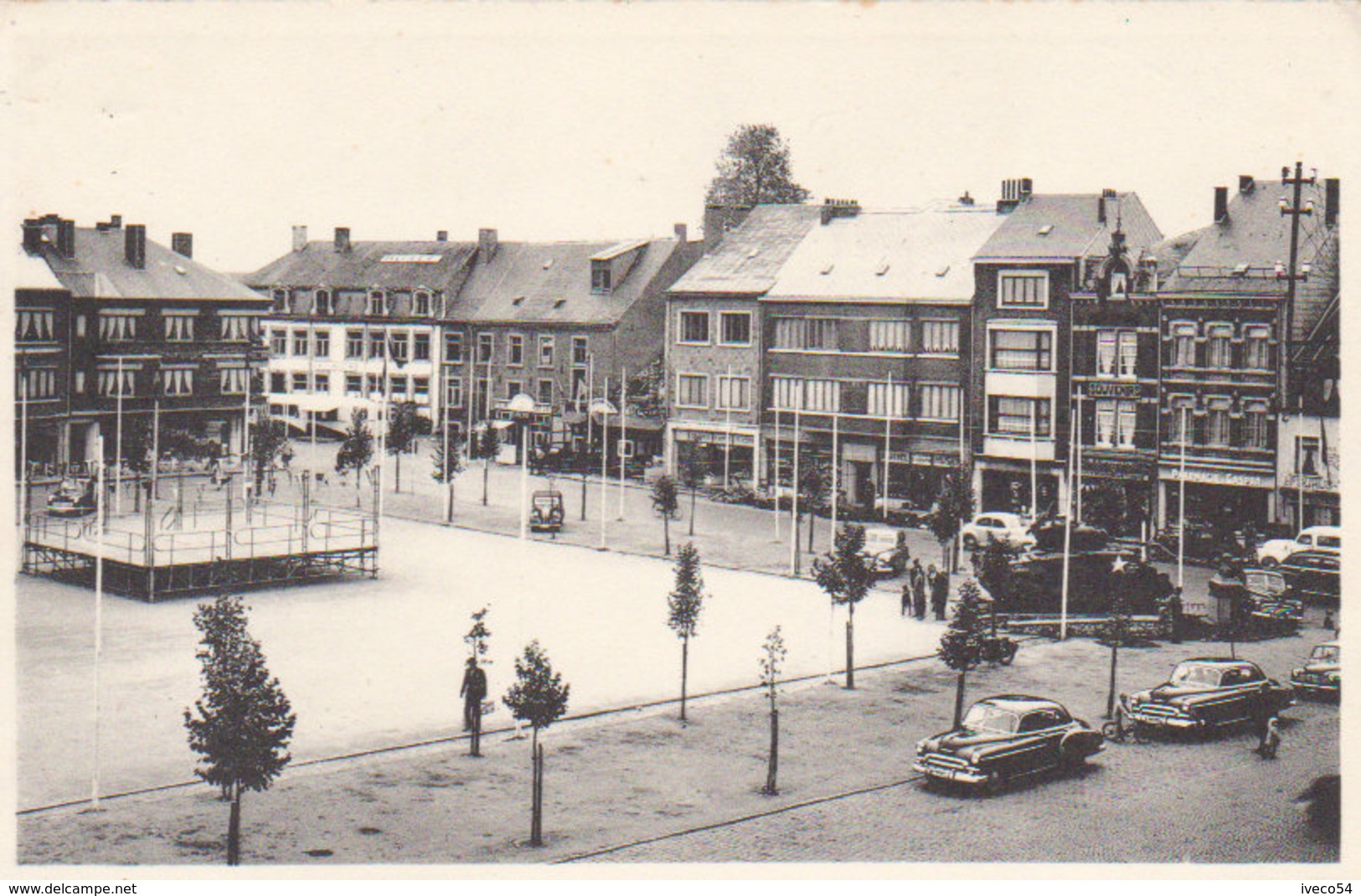 1966   Bastogne  "  Place Général Mac Auliffe  " ( Vers Erezée ) - Bastogne