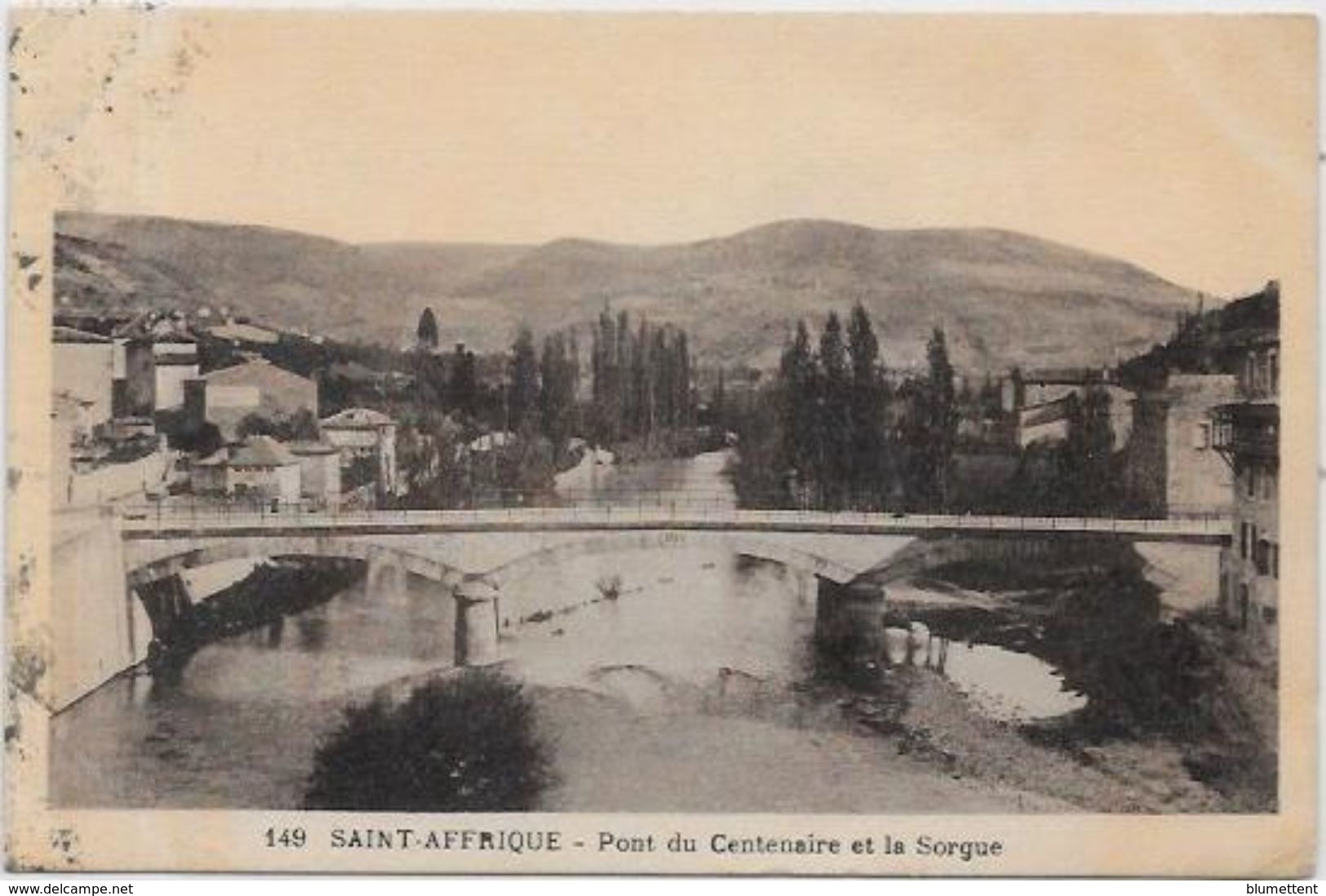 CPA Saint Affrique Circulé - Saint Affrique