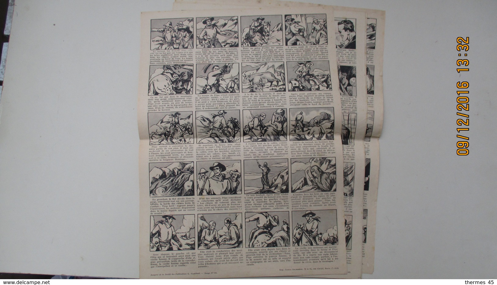 IMAGERIE DE LA SOCIETE DES PUBLICATIONS G. VENTILLARD  / 10 N° / 1942 - Lots De Plusieurs BD