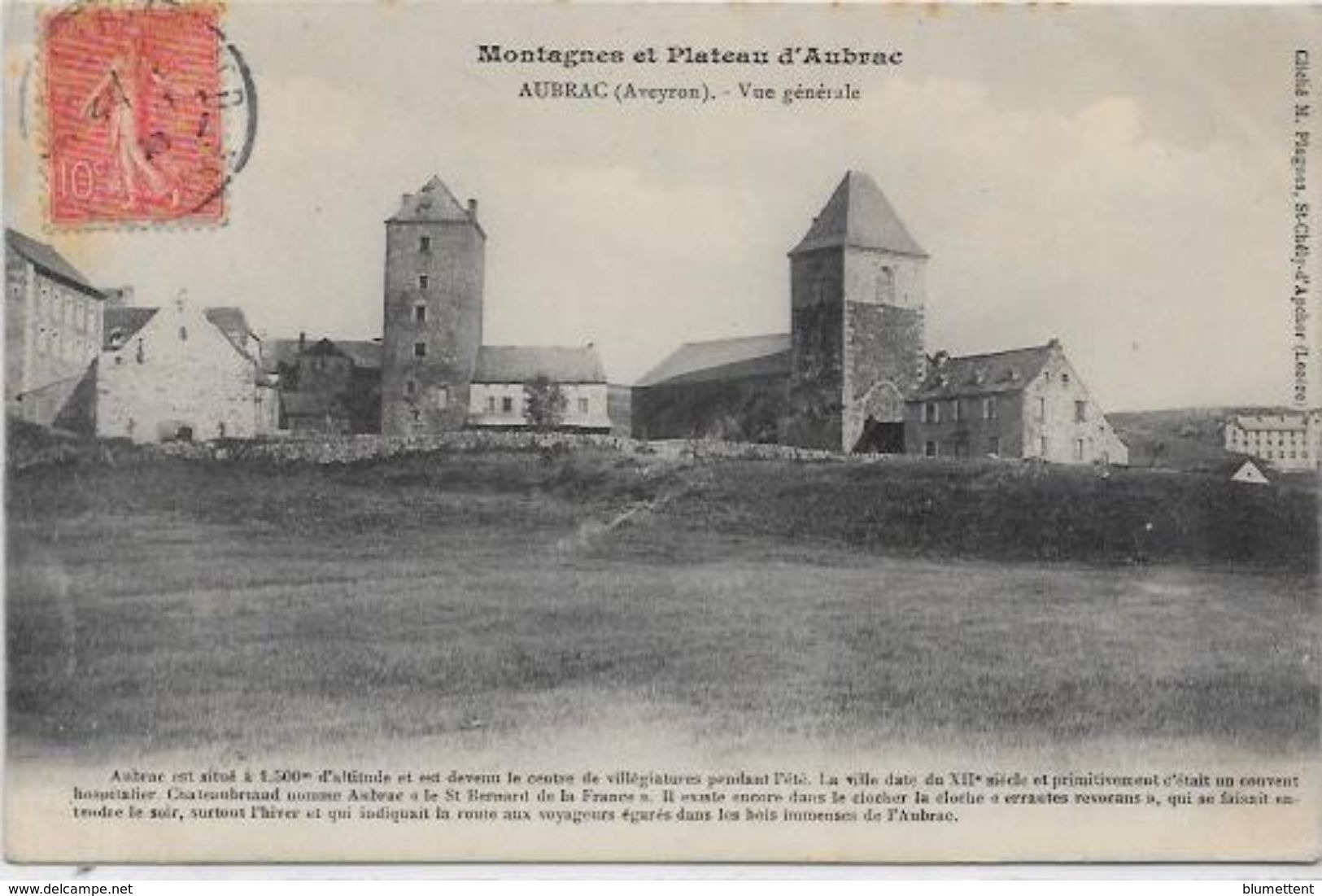 CPA Aubrac Aveyron Circulé - Andere & Zonder Classificatie