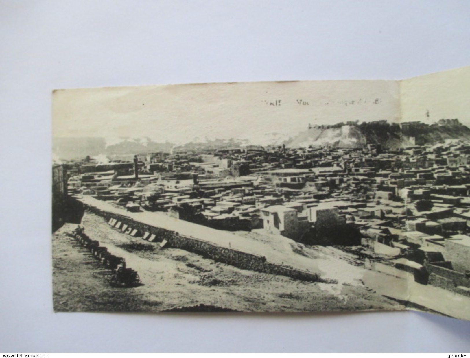 SYRIE  -  ALEP   -  CARTE DOUBLE     - VUE PANORAMIQUE - Syria