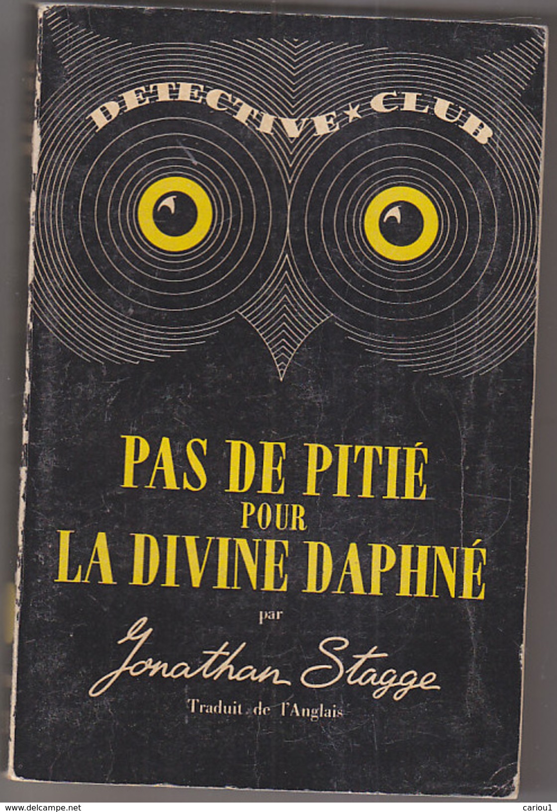 C1  STAGGE Pas De Pitie Pour La Divine Daphne DETECTIVE CLUB 1950 PATRICK QUENTIN - Ditis - Détective Club