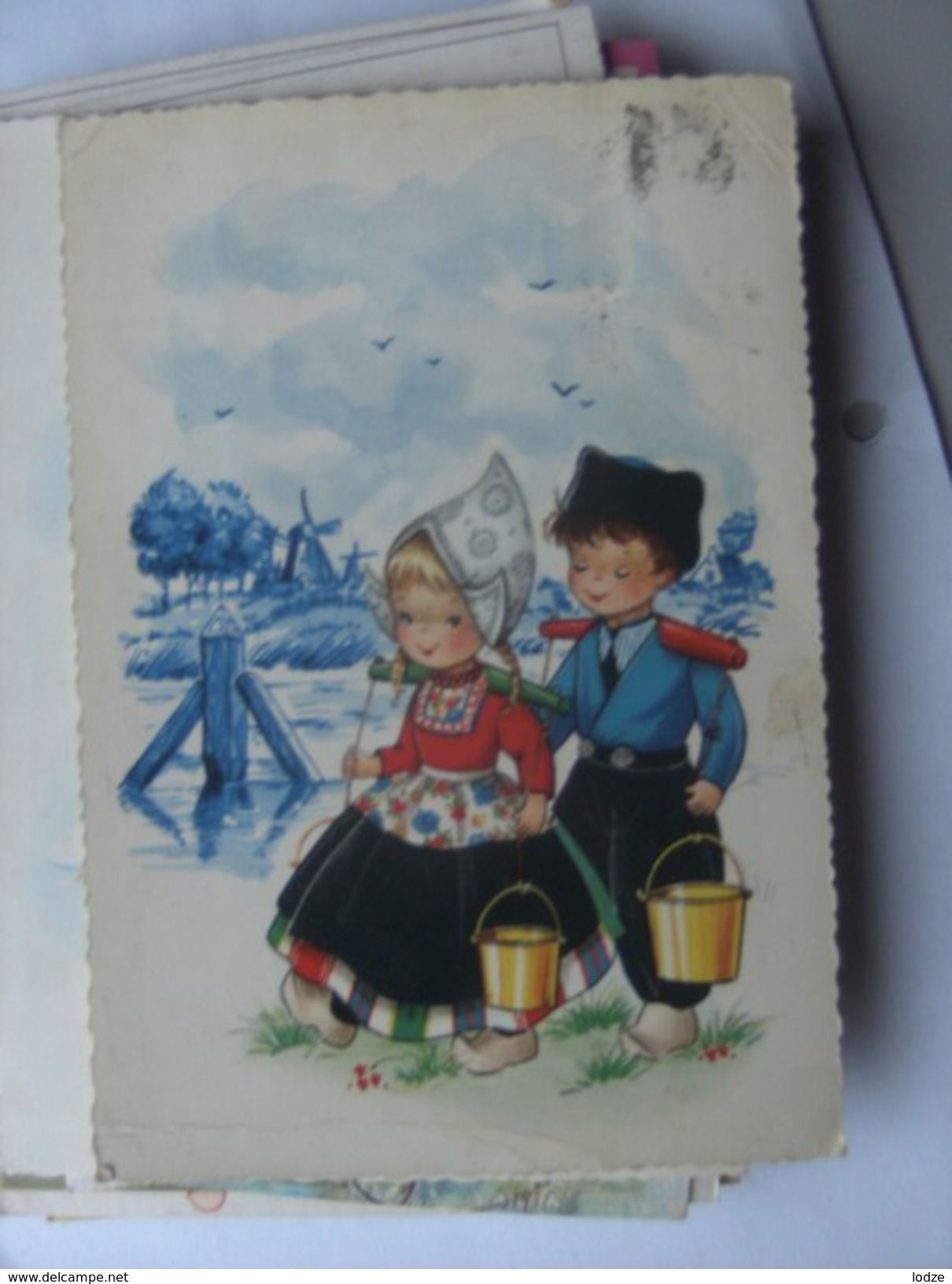 Kinderen Children Enfants Kinder Boy And Girl Traditional Clothes - Kindertekeningen