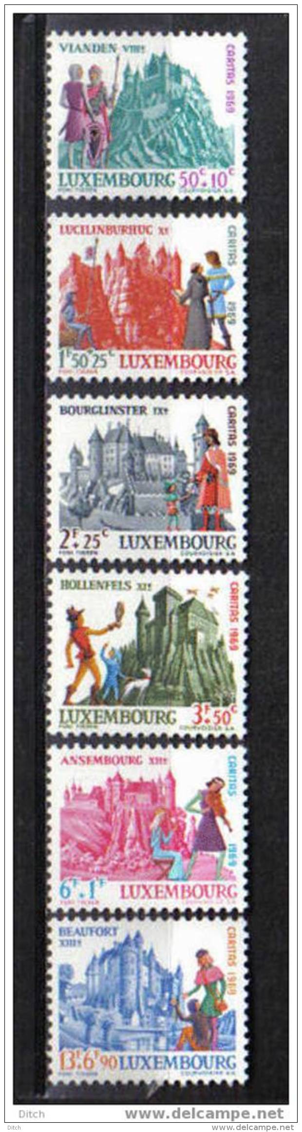 D- LUXEMBOURG - N° 748/753 @ XX - MNH @ - SUPERBE - PRIX DE LA POSTE - Contes, Fables & Légendes